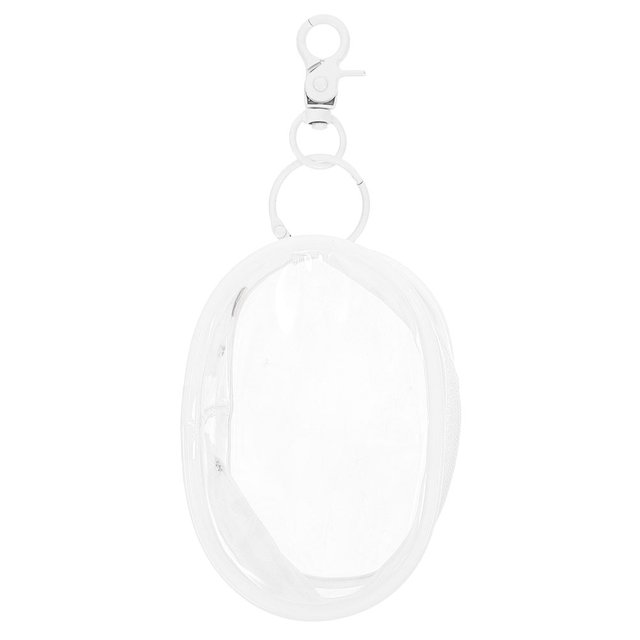 Vitrina de alta transparencia para muñecas, bolsa de PVC transparente con llavero para exhibir muñecas y figuras, bolsa para minifiguras, bolsa transparente para minifiguras