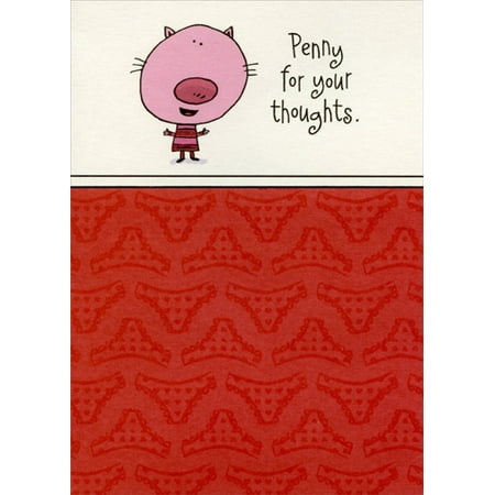 Designer Greetings Penny for your thoughts: Wife Funny Valentine's Day (Funny Valentines Day Cards For Your Best Friend)