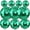 Green, variant on 10Pcs Black Round Foil Balloons, 22" 18" 15" 4D Helium Sphere Mylar Balloon, Metallic Black Foil Baloon for Birthday Graduation Wedding Anniversary New Year Eve Disco Party Decorations