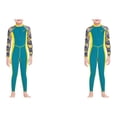 thumbnail image 2 of Greeniant Trajes de neopreno Traje de buceo Traje de neopreno multicolor para niños Mangas largas y pantalones De una pieza a la moda para Type1 NO1, 2 of 6
