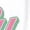 White, variant on Trenz Shirt Company Women’s T-Shirt with Pink & Green Retro Script Design – Dolly Forever Graphic Tee-Black-Small