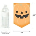 thumbnail image 2 of Big Dot of Happiness Pastel Halloween - Pink Pumpkin Birthday Party Bunting Banner - Party Decorations - Happy Birthday, 2 of 5