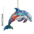 thumbnail image 2 of Acrylic Animal Ornament Clear Hanging For Home Wall Window Holiday Party Celebration, 2 of 6