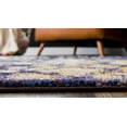 thumbnail image 6 of Rugs.com Carnevale Collection Rug – 4 Ft Round Navy Blue Medium Rug Perfect For Kitchens, Dining Rooms, 6 of 9