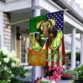 thumbnail image 2 of Happy Saint Patrick's Day. Irish American Flag - Garden Flag (11.5" x 17.5"), 2 of 9