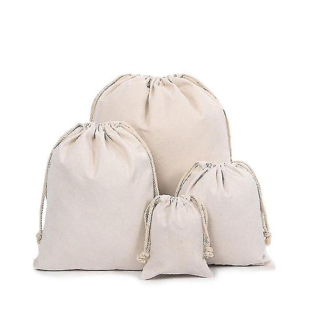Monedero con Cordón YONGSHENG de Lino y Algodón Bolsa de Almacenamiento 20x30cm