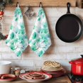 thumbnail image 6 of Spring Flowers Kitchen Towels Set of 3, Green Blossom Watercolor Botanical Florals Absorbent Dish Towels for Kitchen, Microfiber Hand Towel, Quick Drying Tea Towel for Cleaning Decorative Dishcloths, 6 of 7