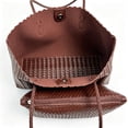 thumbnail image 4 of WeaveCC Handwoven PU Y2K Tote Bag Set Halloween Shoulder Purse Fall Gift for Women, 4 of 7