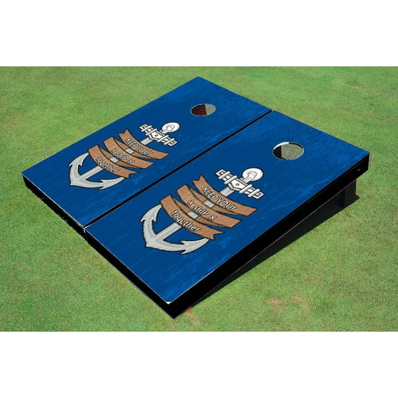 Keep Your Ship Together Themed Cornhole Board Set