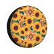 thumbnail image 1 of Fotbe Bohemian Sunflower Funda de Llanta de Repuesto con Estampado, Engrosada, Ajuste Universal para Jeep, Remolque, RV, SUV, Camión-15 inch, 1 of 6