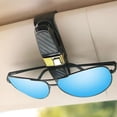 thumbnail image 3 of Paquete de 2 soportes para gafas de sol para coche, Clip para gafas de sol para coche, giratorio 180 grados con clip para tarjeta de billete, accesorios para parasol para coche, 3 of 5