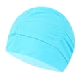 thumbnail image 3 of Gorro de baño,Gorro de baño de nailon para mujeres y hombres con pelo largo,Gorro de natación portátil para adultos,antideslizante,para surf,Gorro de natación de entrenamiento con trenzas, 3 of 8