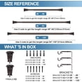 thumbnail image 5 of Urbanest Adjustable Single Curtain Rod Set Mahogany Chilton Finials – 1 - Inch Diameter, With Bronze Rod, 48–84 Inches, 5 of 6