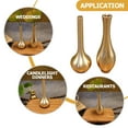 thumbnail image 2 of Set of 3 Pure Copper Vase Cylinder Decorative Gold Vases Golden, 2 of 8