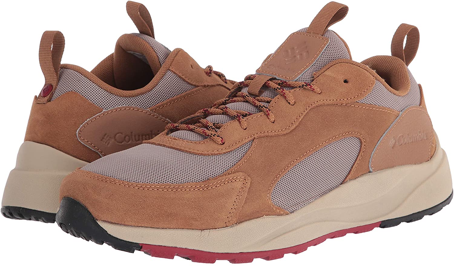 Columbia Pivot Low Mens Suede WP Athletic Hiking Trail Shoes Size 11 Brown Mens Columbia Pivot Low Waterproof Hiking Shoes Brown BM0078  main image 2