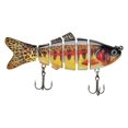 thumbnail image 1 of Pêche Réaliste pour le Bar, la Truite, le Doré, le Poisson - Réaliste Multi Jointed Orange, 1 of 8