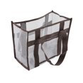 thumbnail image 4 of Bolsa de malla portátil de tela Oxford de gran capacidad para niños, bolsa para guardar conchas para exteriores, playa, piscina, L, 4 of 14