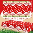 thumbnail image 5 of BAN Mushroom Birthday Decorations - 3PCS Tablecloth, Plastic Party Supplies and Decorations for Girls, 5 of 13