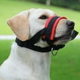 thumbnail image 4 of BULLPAW Dog Muzzle Adjustable Loop Nylon Mouth Guard Breathable Anti Barking Biting Chewing Muzzle with Reflective Straps for Small Medium Large Dog, 4 of 7