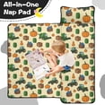 thumbnail image 4 of Tractor and Pumpkins Cream Pattern Teens Toddler Nap Mat with Pillow, Sleeping Mat Bag for Preschool Daycare 59"x22", 4 of 6