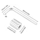 thumbnail image 4 of MUQZI llave de aleación de aluminio herramienta de instalación de manivela de bicicleta portátil ligero Sywqhk Accesorios para bicicletas, 4 of 4