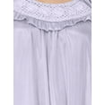 thumbnail image 5 of EZI Nightgowns for Women - Soft & Breathable Satin Night Gowns for Adult Women - Medium to Plus Size Womens Sleep Shirts - Long Mid-Length Nightgown, 5 of 9