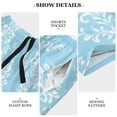 thumbnail image 3 of Men's Pajama Bottoms Athletic Shorts For Men Casual Cotton Light Blue Background, 3 of 7