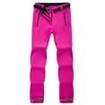 thumbnail image 1 of Pantalones de exterior para hombre, resistentes al viento, impermeables, gruesos, cálidos, de caparazón suave, para escalada, de forro polar, para mujer, 1 of 6