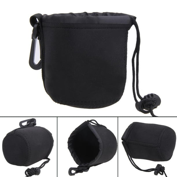Estuche de bolsa suave impermeable de neopreno universal para lente de cámara de video