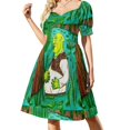 thumbnail image 3 of Vestido de manga corta Big Ol' FLORIDA TOR vestidos de manga larga Ropa de mujer vestidos de mujer vestido elegante de lujo, 3 of 7