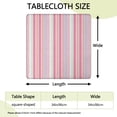 thumbnail image 2 of Elastic hem square table cover with bohemian floral pattern, suitable for both indoor dining rooms and outdoor patio tables, 2 of 6