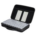thumbnail image 1 of Yeacher 60 Bottles Diamond Storage Box Diamond Embroidery Painting Accessory Tool Drill Jewelry Beads Storage Hand Bag Container Holder Zipper Design, 1 of 7