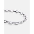 thumbnail image 4 of Scenario Women's Rhodium-Tone Chunky Twist Chain Necklace, 4 of 6