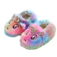 thumbnail image 3 of 1 Pair of Unicorn Ornament Slippers Winter Warm Shoes Adorable Kids Slippers, 3 of 3