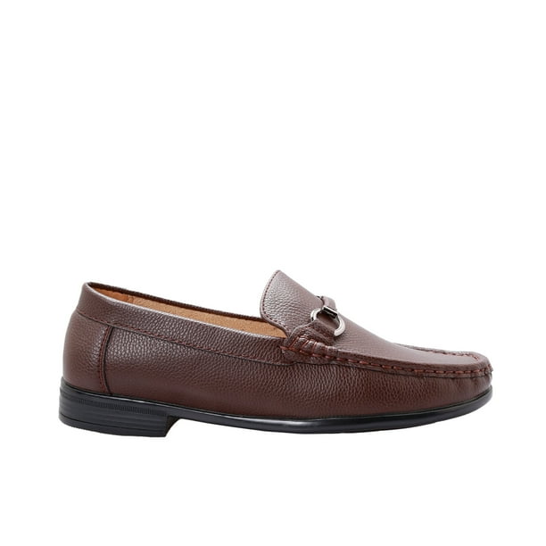Mocasines café oscuro para hombre con detalles metálicos Dorothy Gaynor 25.0 Dorothy Gaynor Mocasines café oscuro para hombre con detalles metálicos Dorothy Gaynor 25.0