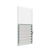 Palram - Canopia Side Louver Window for Most Canopia Greenhouses - Silver