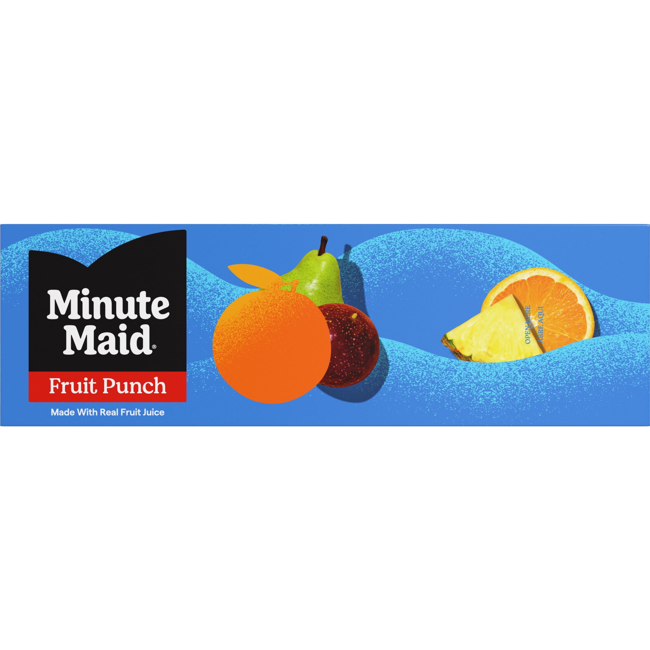 Minute Maid Fruit Punch Juice Drink Fridge Pack Cans, 12 fl oz, 12 Pack