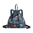 thumbnail image 1 of Mochila Baloncesto Yoga Cordón Plegable Mujer Nylon para Viajes (Hojas), 1 of 6