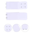 thumbnail image 2 of FELTECHELECTR 20 piezas de hebillas de extensión de sujetador para mujer, accesorios de ropa interior de color sólido simple, 2 of 6