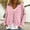 A_ Pink, variant on Women's V-Neck Long Sleeve Fleece Cardigan - Fashion Heart Printed, Warm Zip-Up Jacke for Daily Wear Pink XXL