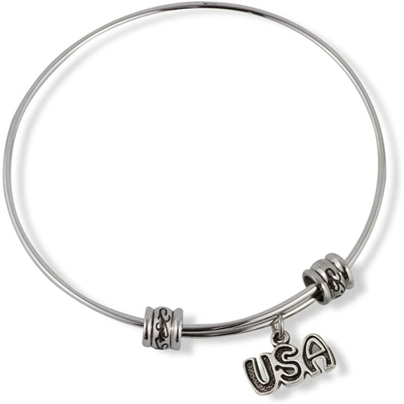 USA Fancy Charm Bangle
