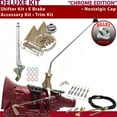 thumbnail image 1 of American Shifter  4L60 Shifter Kit Chrome 16 in. E Brake Cable Clamp Clevis Trim Kit for F2784, 1 of 1