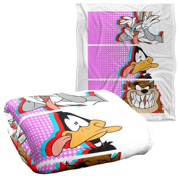 Looney Tunes Blanket, 50'x60', Tiles Silky Touch Super Soft Throw