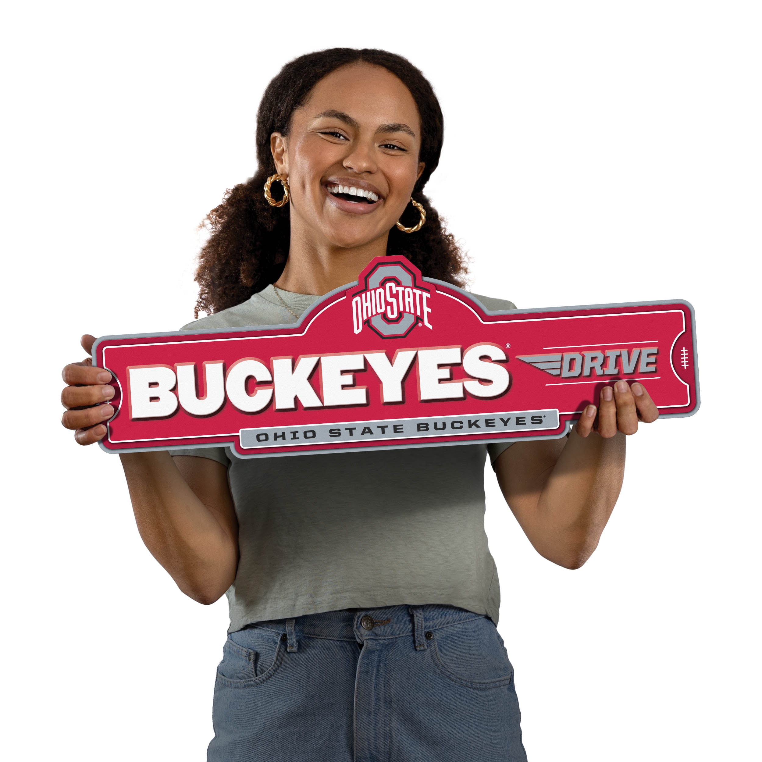YouTheFan NCAA Ohio State Buckeyes Street Sign