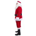 thumbnail image 3 of Plus Size Flannel Santa Claus Costume for Men, 3 of 9