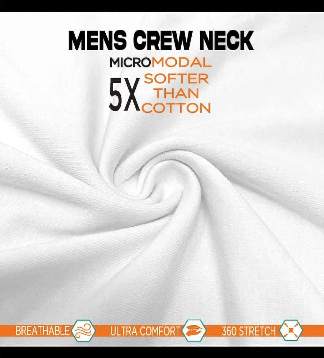 Mossimo 3-Pack Mens T-shirts, Mens Casual Tshirts, Plain Crewneck Undershirts for Men