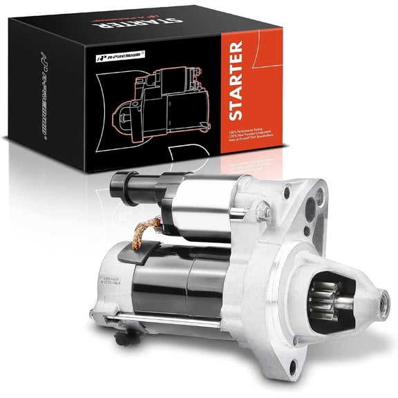A-Premium Starter Motor Compatible with Honda Civic 2006 2007 2008 2009 2010 2011 L4 1.8L Manual transmission, 12V 1.2 KW 9 Teeth Clockwise, Replace# 31200-RNA-A01, 428000-3410
