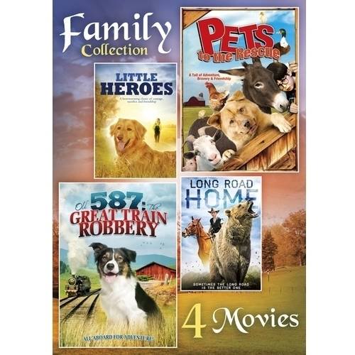 Family Collection: Little Heroes / Pets To The Rescue / Old 587: The Great  Train Robbery / Long Road Home