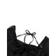 thumbnail image 5 of VISgogo Vestido de manga larga para mujer con correas ajustables, ropa de verano de malla transparente de color sólido VISgogo moda, 5 of 9
