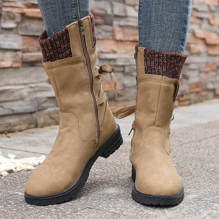 70s Suede Work Boots‎ Chenyee Mens Vintage Suede Ankle Boots Outdoor Non Slip Work  main image 3